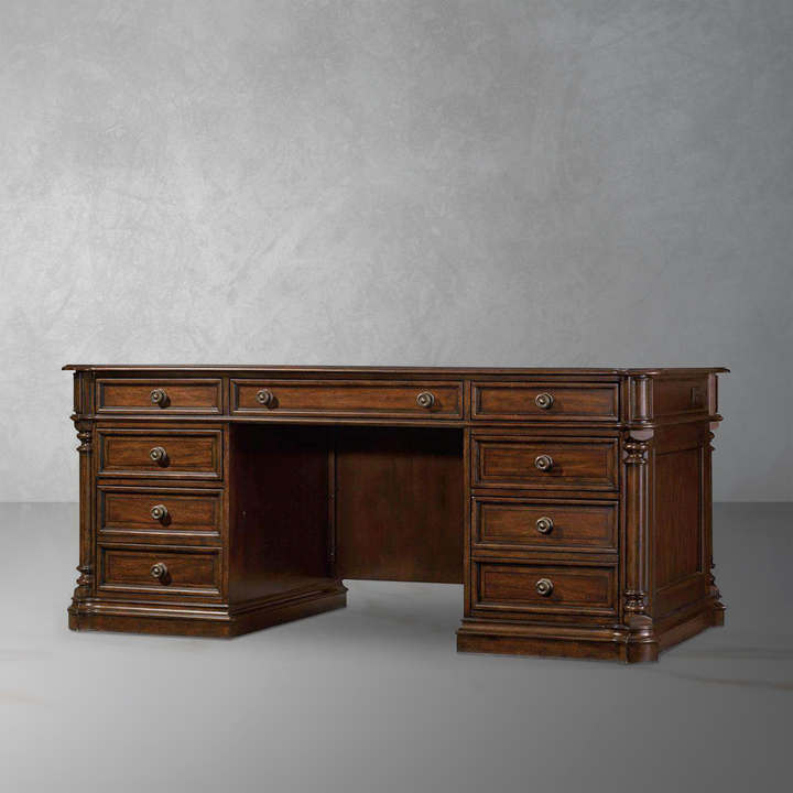 Leesburg Executive Desk-Hooker-STOCKR-HOOKER-5381-10562-Desks-1-France and Son