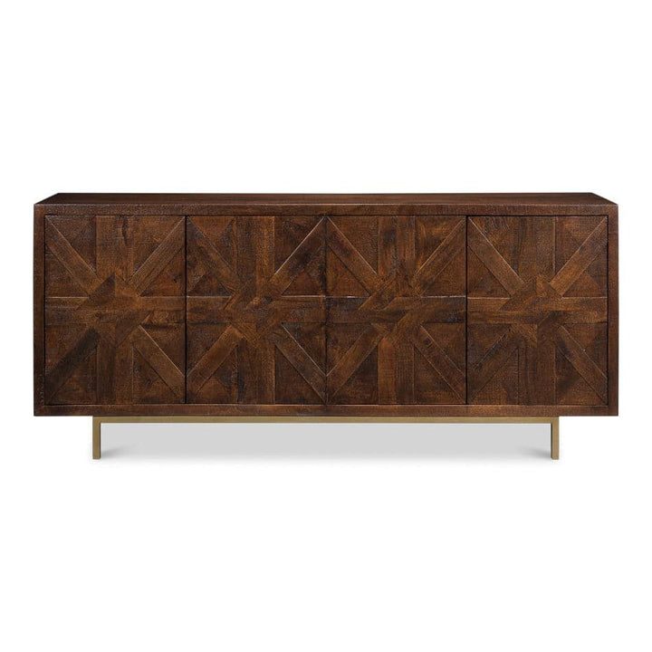 Griglia Four Door Sideboard-SARREID-SARREID-53819-Sideboards & Credenzas-3-France and Son