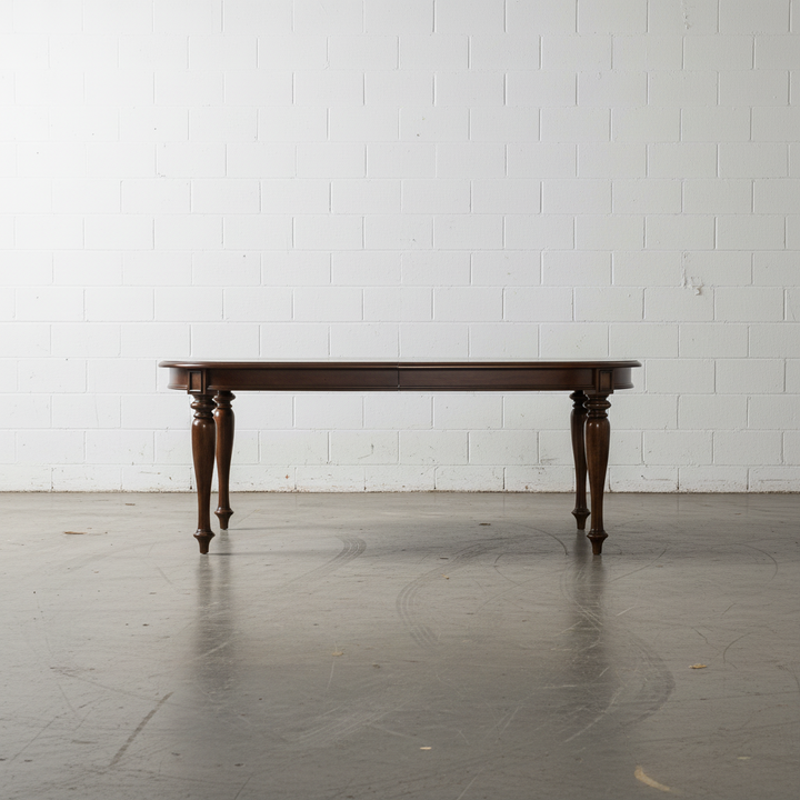 Leesburg Leg Dining Table with Two 18'' Leaves - Open Box