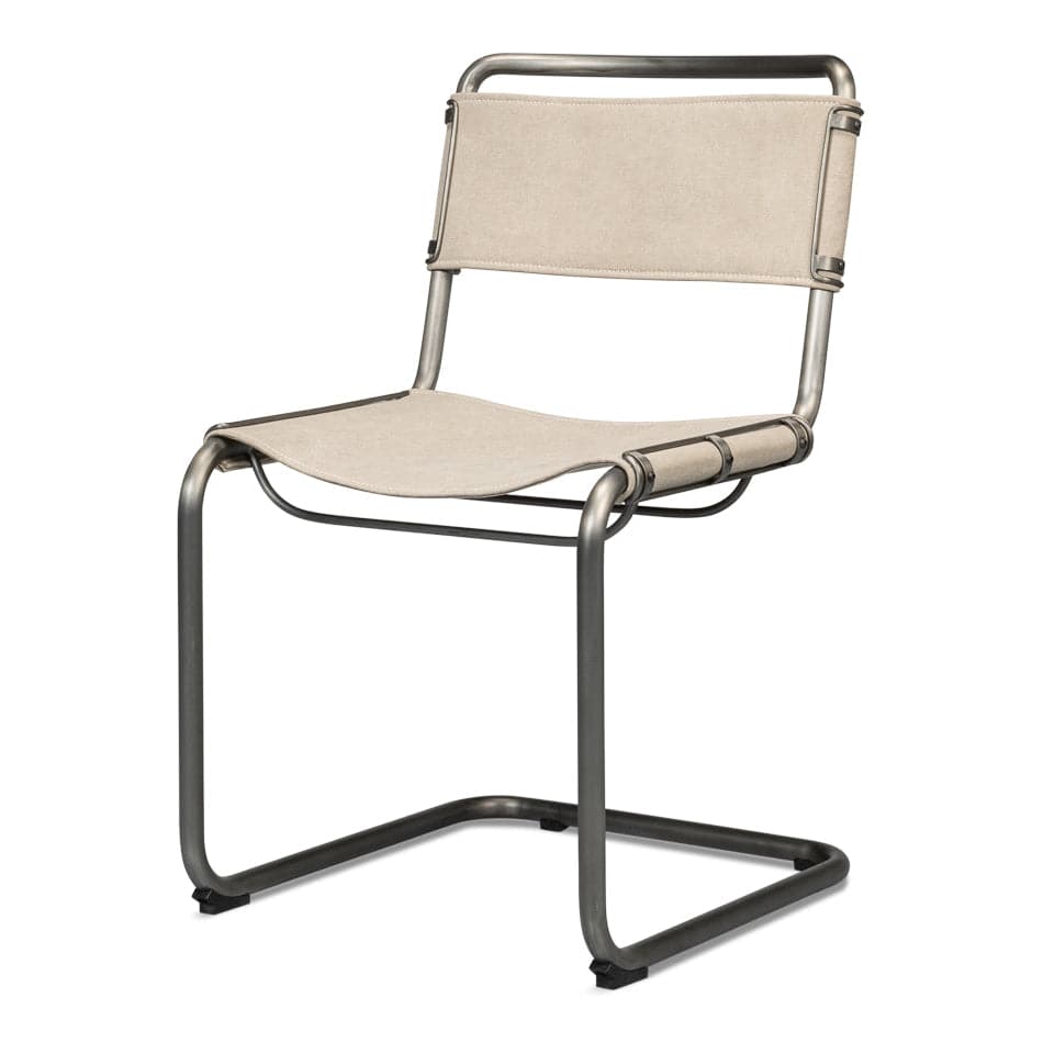 Patton Canvas Field Chair-SARREID-SARREID-53887-Dining Chairs-1-France and Son