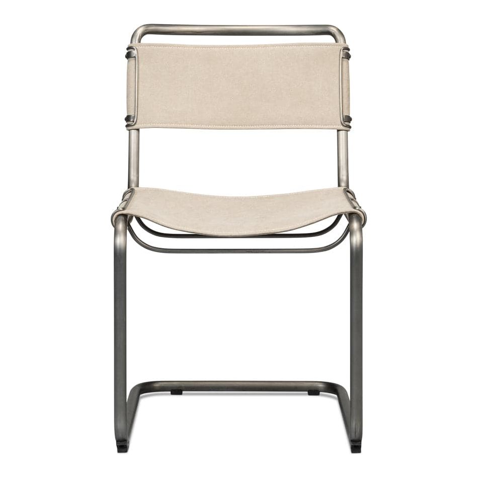 Patton Canvas Field Chair-SARREID-SARREID-53887-Dining Chairs-2-France and Son