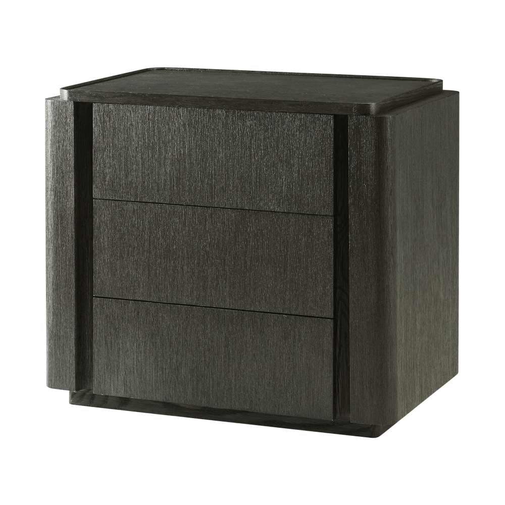 Repose Closed Nightstand-Theodore Alexander-THEO-TA60101.C325-NightstandsCharcoal Oak-2-France and Son