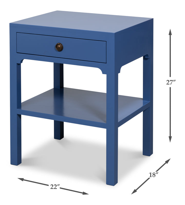 Windy Single Drawer Side Table - product view 7