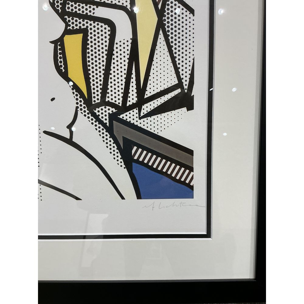  Lichtenstein Serigraph "Nude With Yellow Pillow"