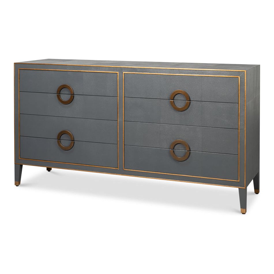 Gabriella 8-Drawer Chest Of Drawers Watercress
