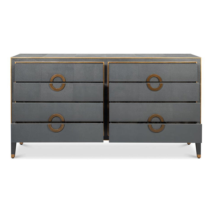 Gabriella 8-Drawer Chest Of Drawers Watercress