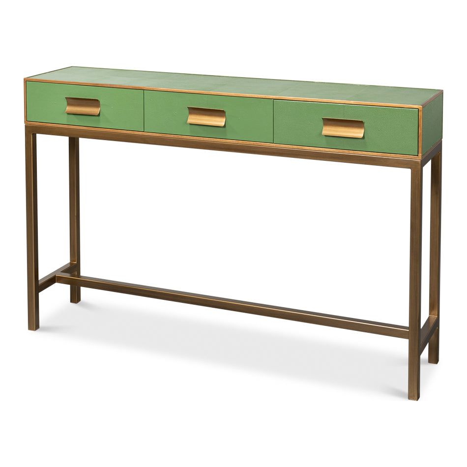 Gideon Shagreen Console Table