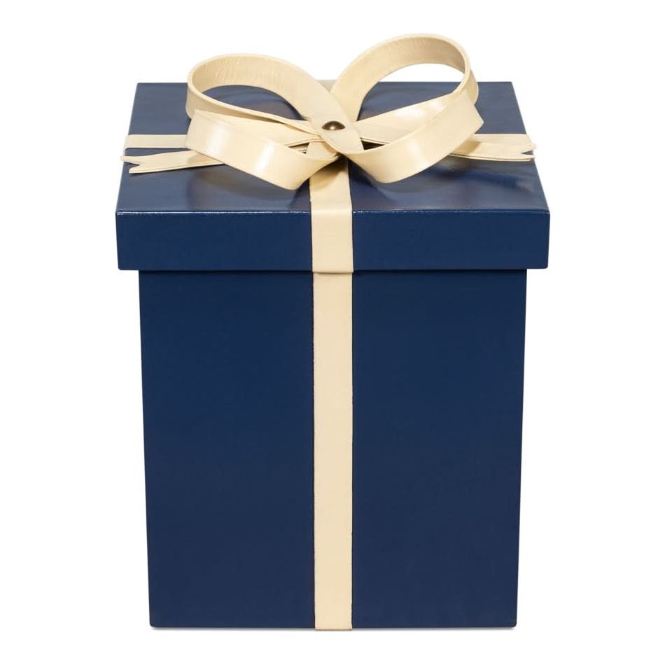 Boxes Ferrell Leather Holiday Boxes S/3 Navy