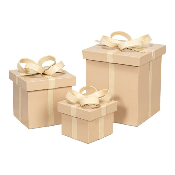 Ferrell Leather Holiday Boxes S/3 Navy