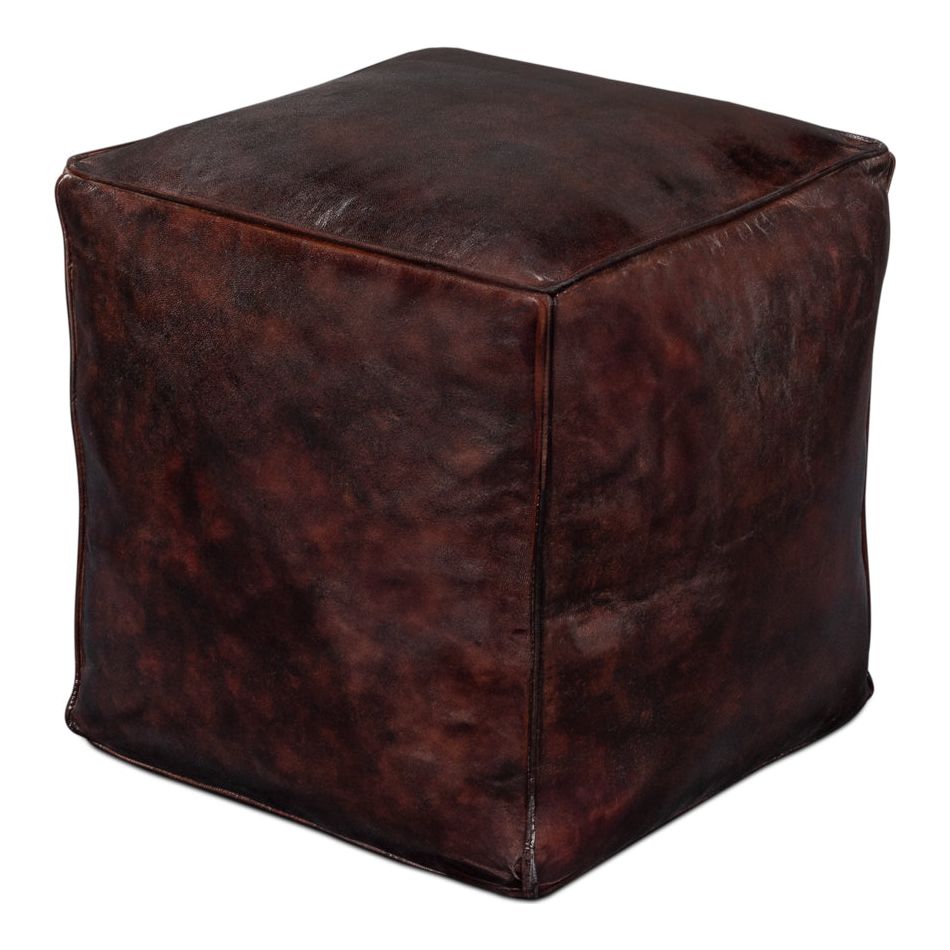 Sunday Afternoon Leather Cube