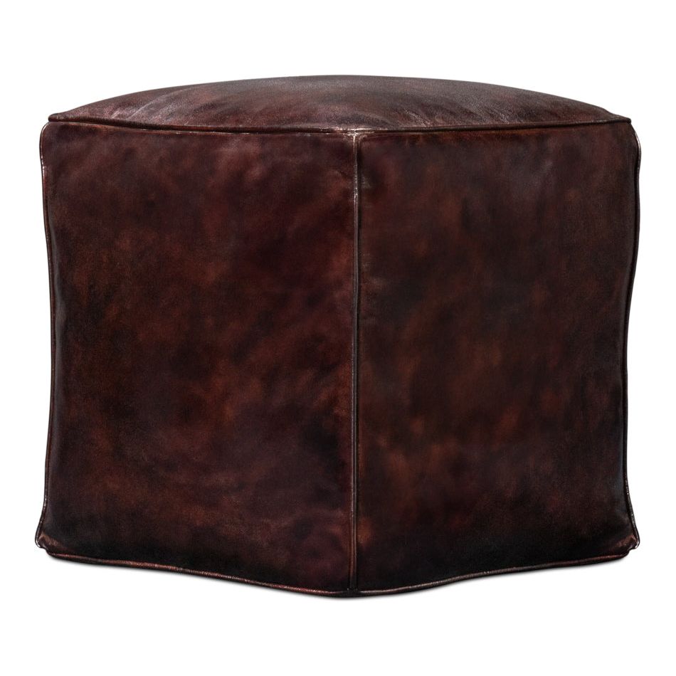 Sunday Afternoon Leather Cube