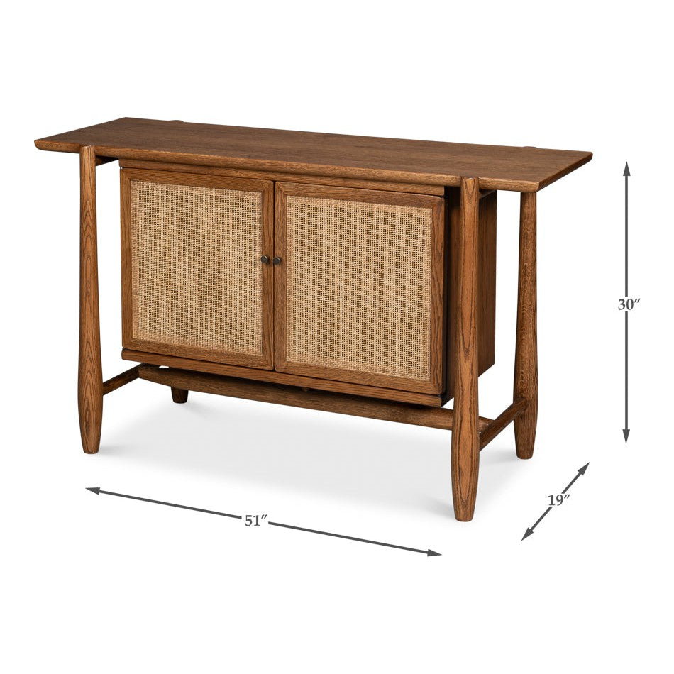 Nido 2 Door Rattan Sideboard