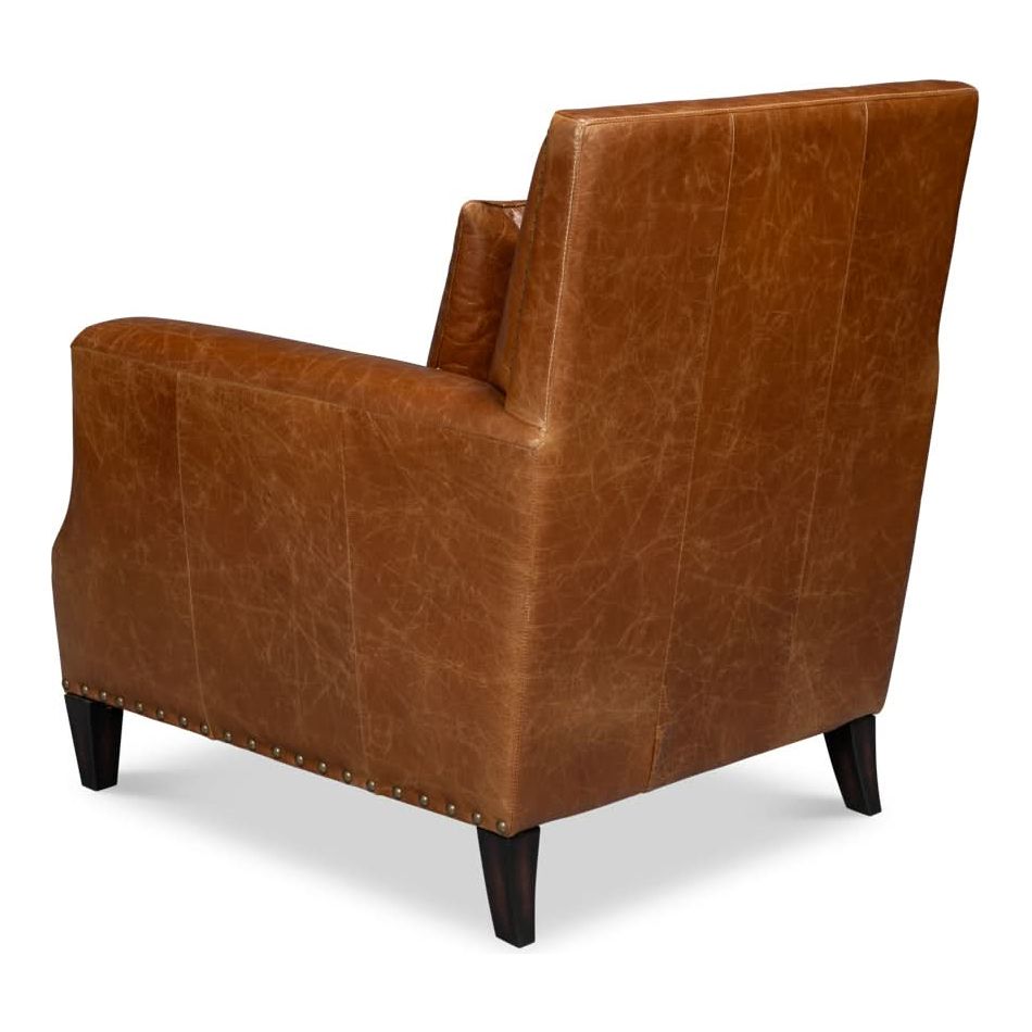 Lounge Chairs Dimity Distilled Leather Chair Brown