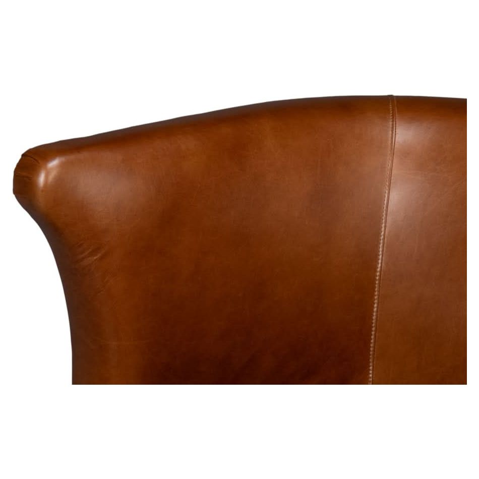 Spencer Distilled Leather Swivel Chair