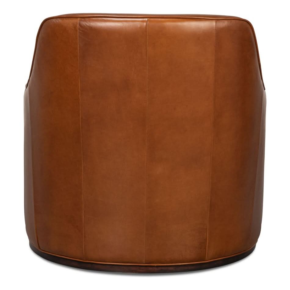 Parrish Distilled Leather Swivel Havana