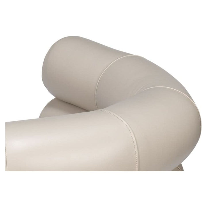 Rondo Occasional Leather Chair, White