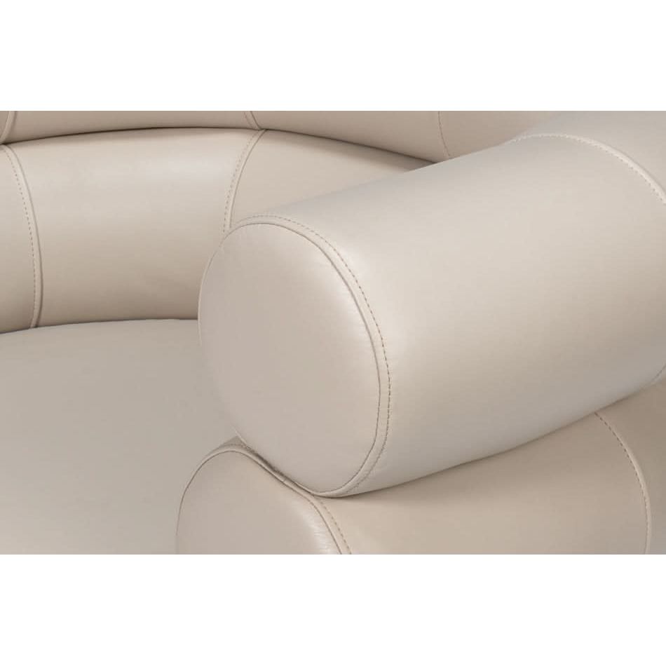Rondo Occasional Leather Chair, White
