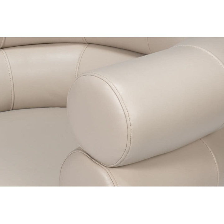 Rondo Occasional Leather Chair, White