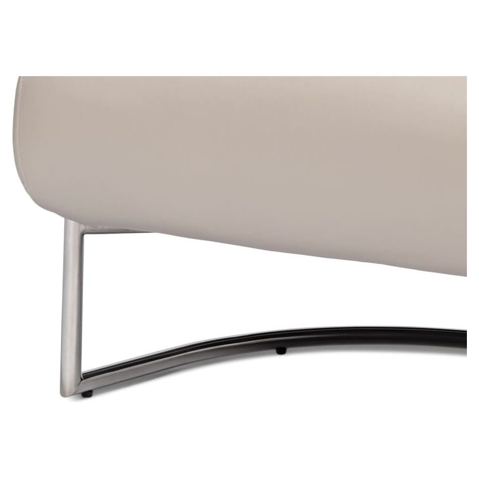 Rondo Occasional Leather Chair, White