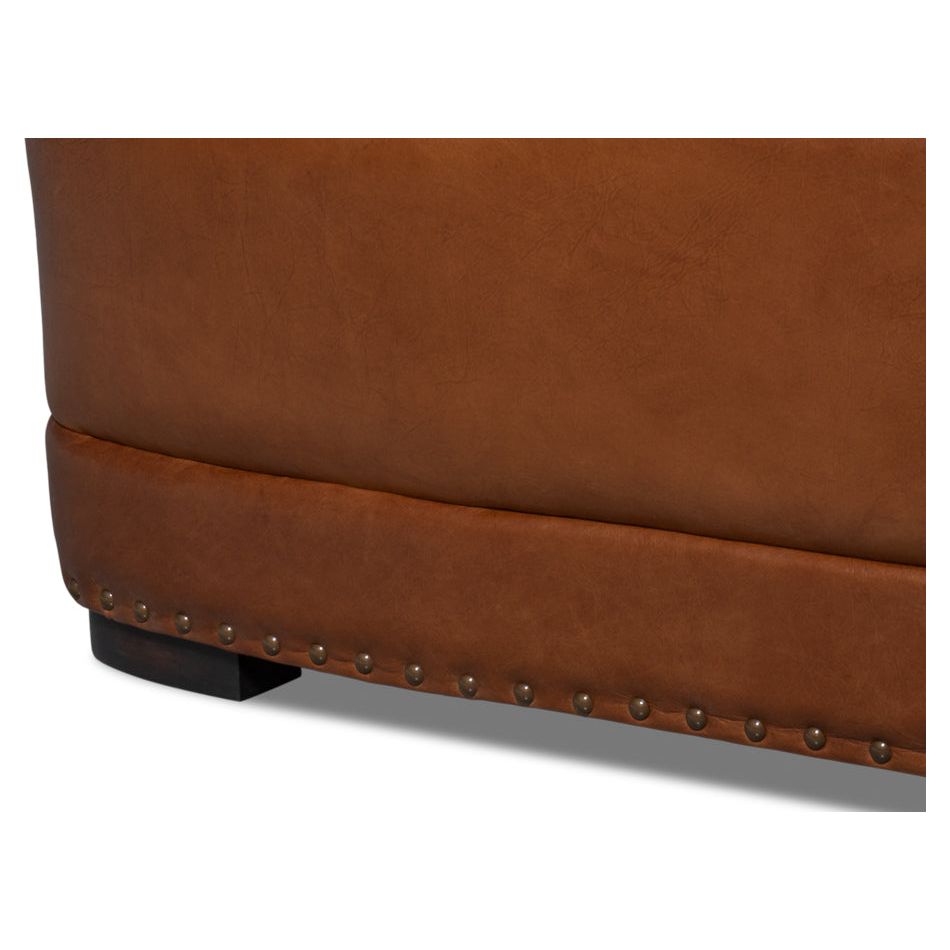 Mcmillan Distilled Leather Sofa