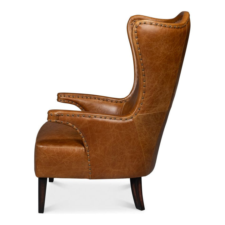 Drake Distilled Leather Chair