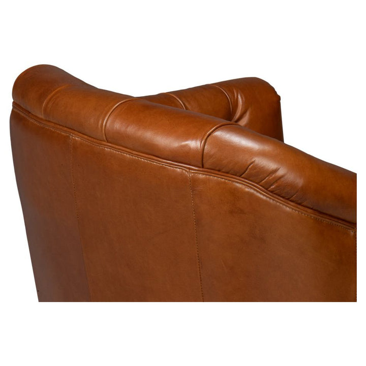 Coolidge Leather Swivel Chair