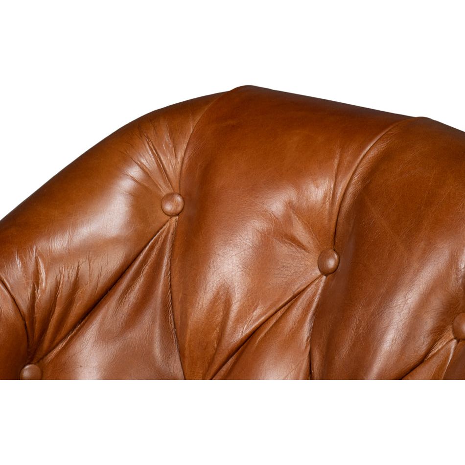 Coolidge Leather Swivel Chair