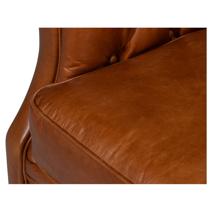 Coolidge Leather Swivel Chair