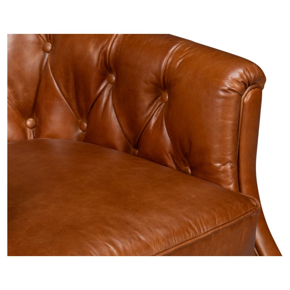 Coolidge Leather Swivel Chair