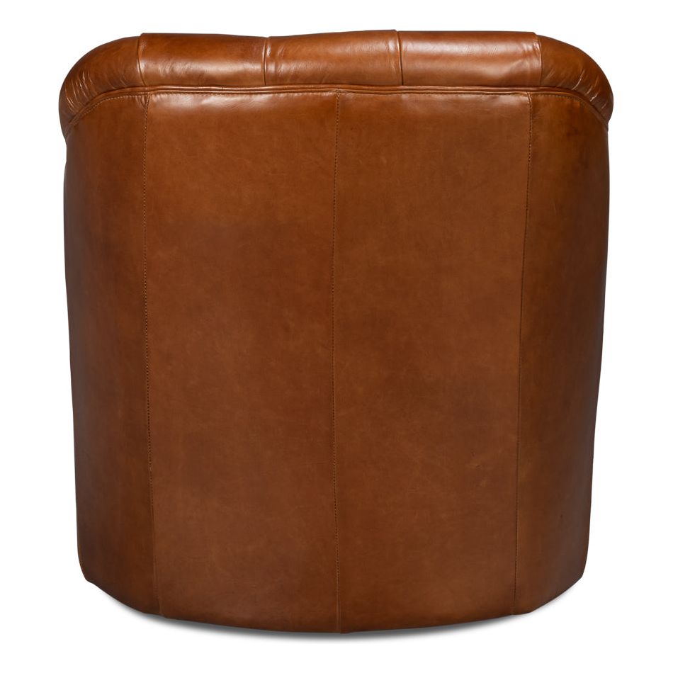 Coolidge Leather Swivel Chair