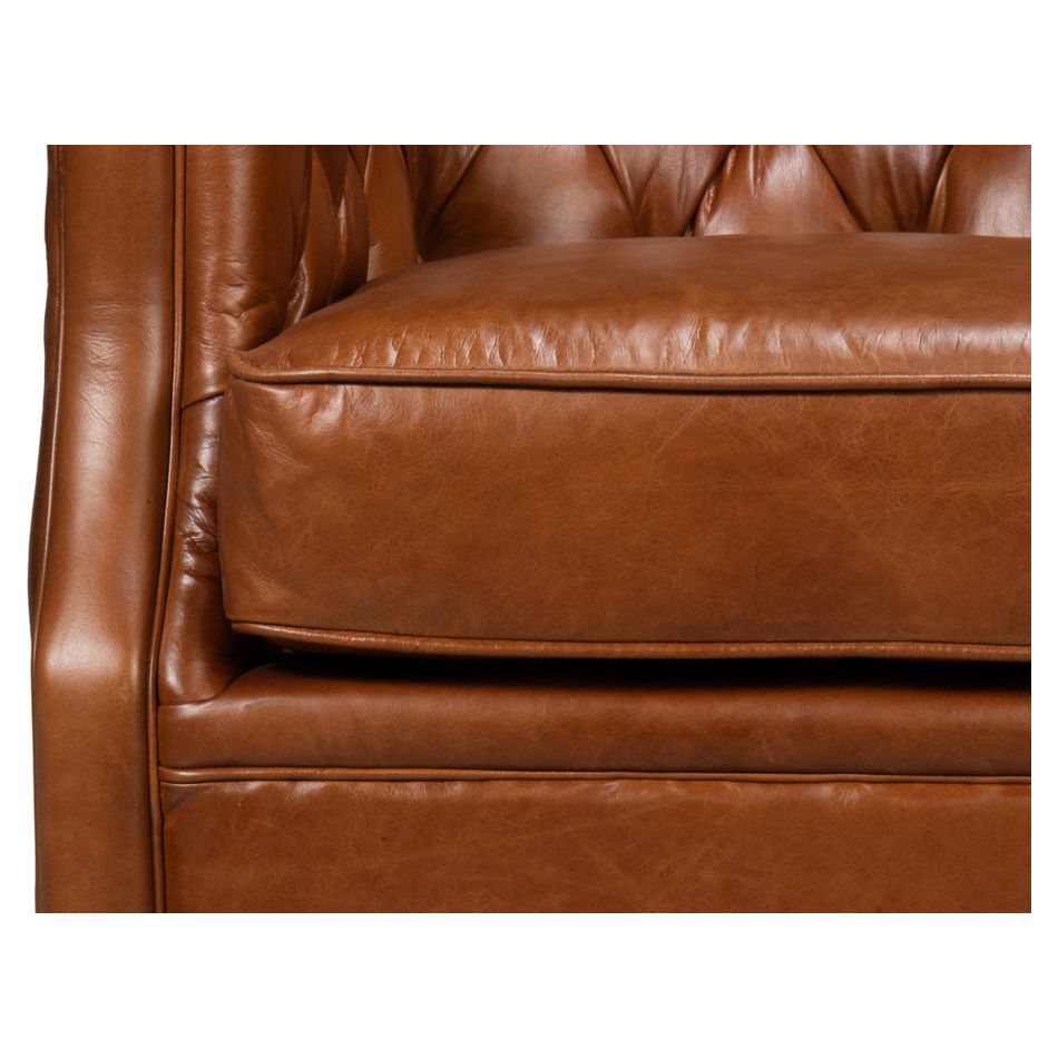 Coolidge Leather Swivel Chair