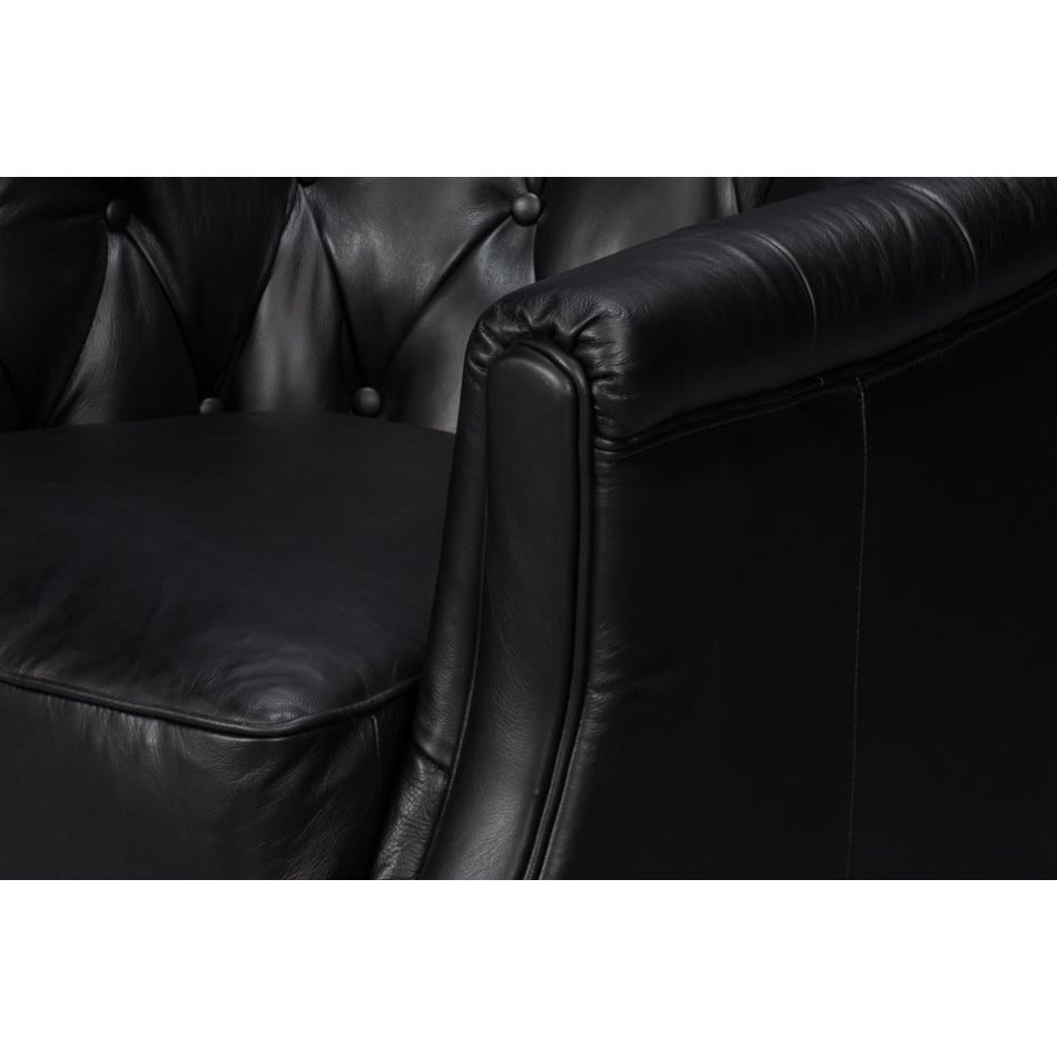 Coolidge Leather Swivel Chair