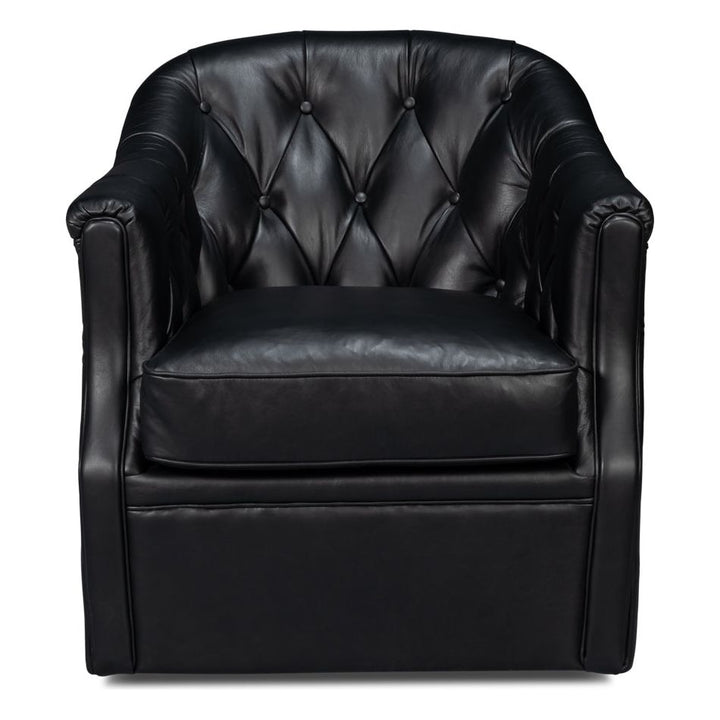 Coolidge Leather Swivel Chair