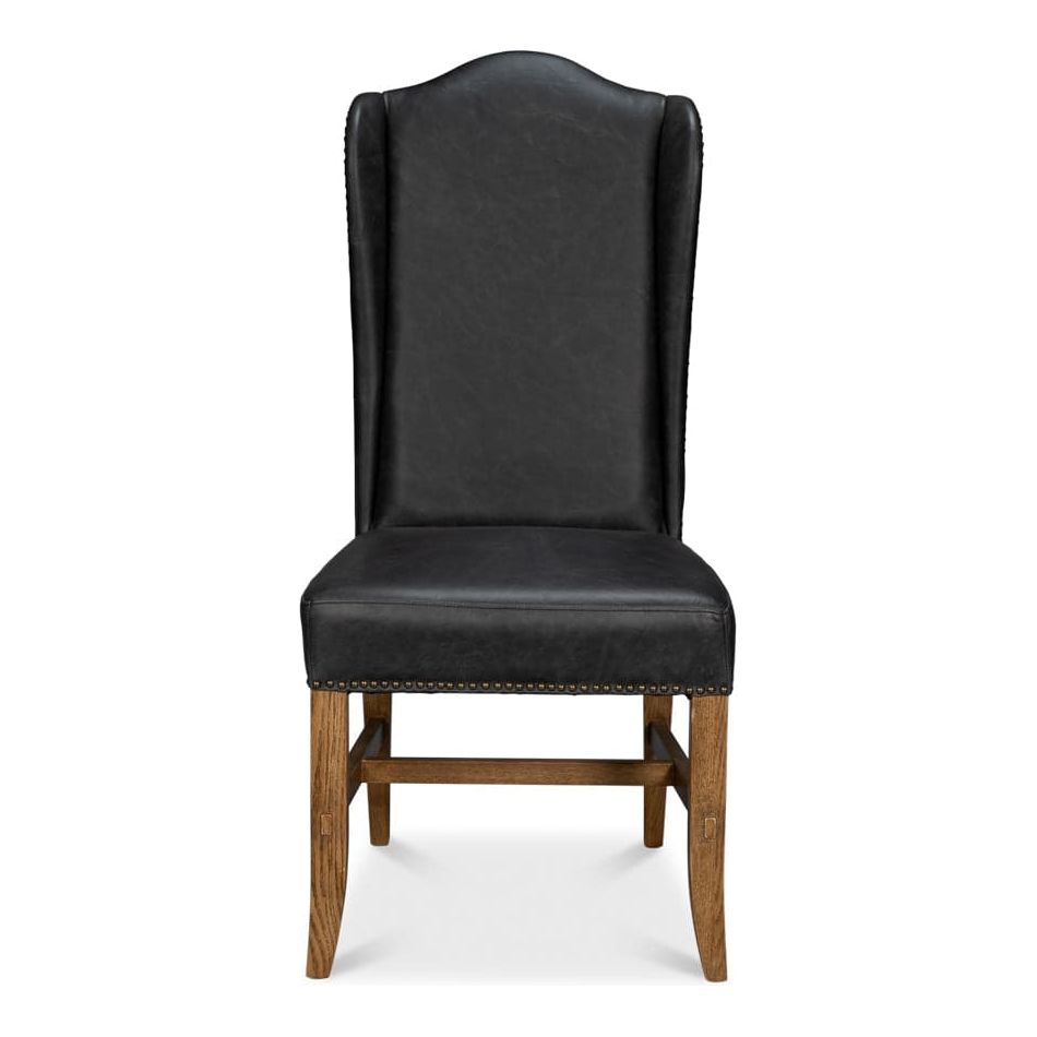 Mercado High Back Dining Chair, Black