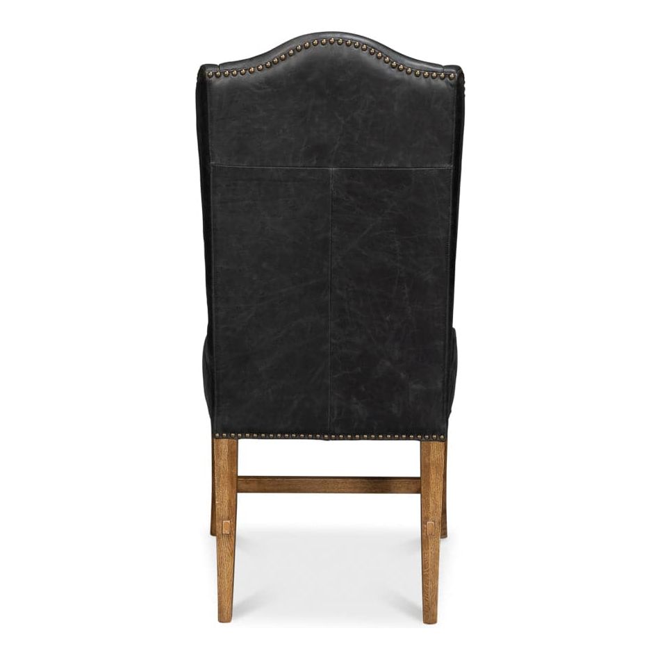 Mercado High Back Dining Chair, Black