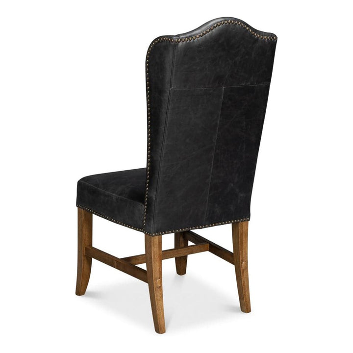 Mercado High Back Dining Chair, Black