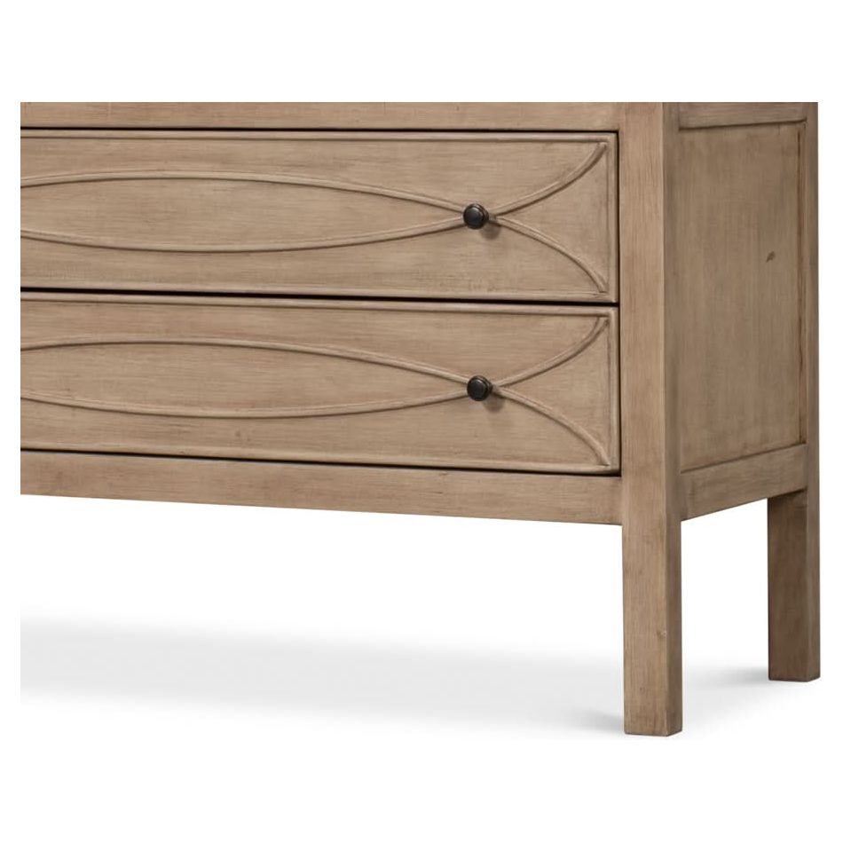 Cecile Bookcase, Beige