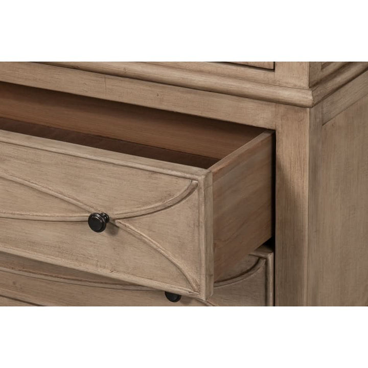 Cecile Bookcase, Beige