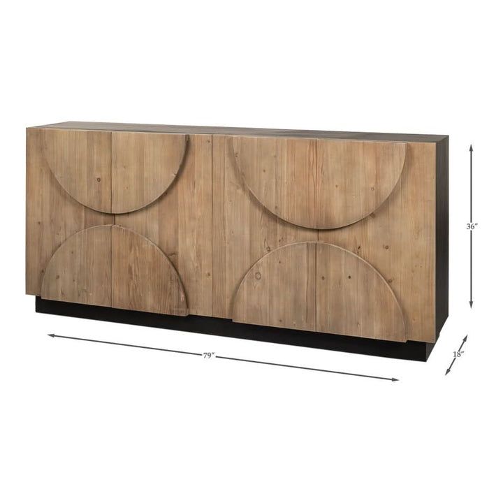 The Calder Sideboard Black