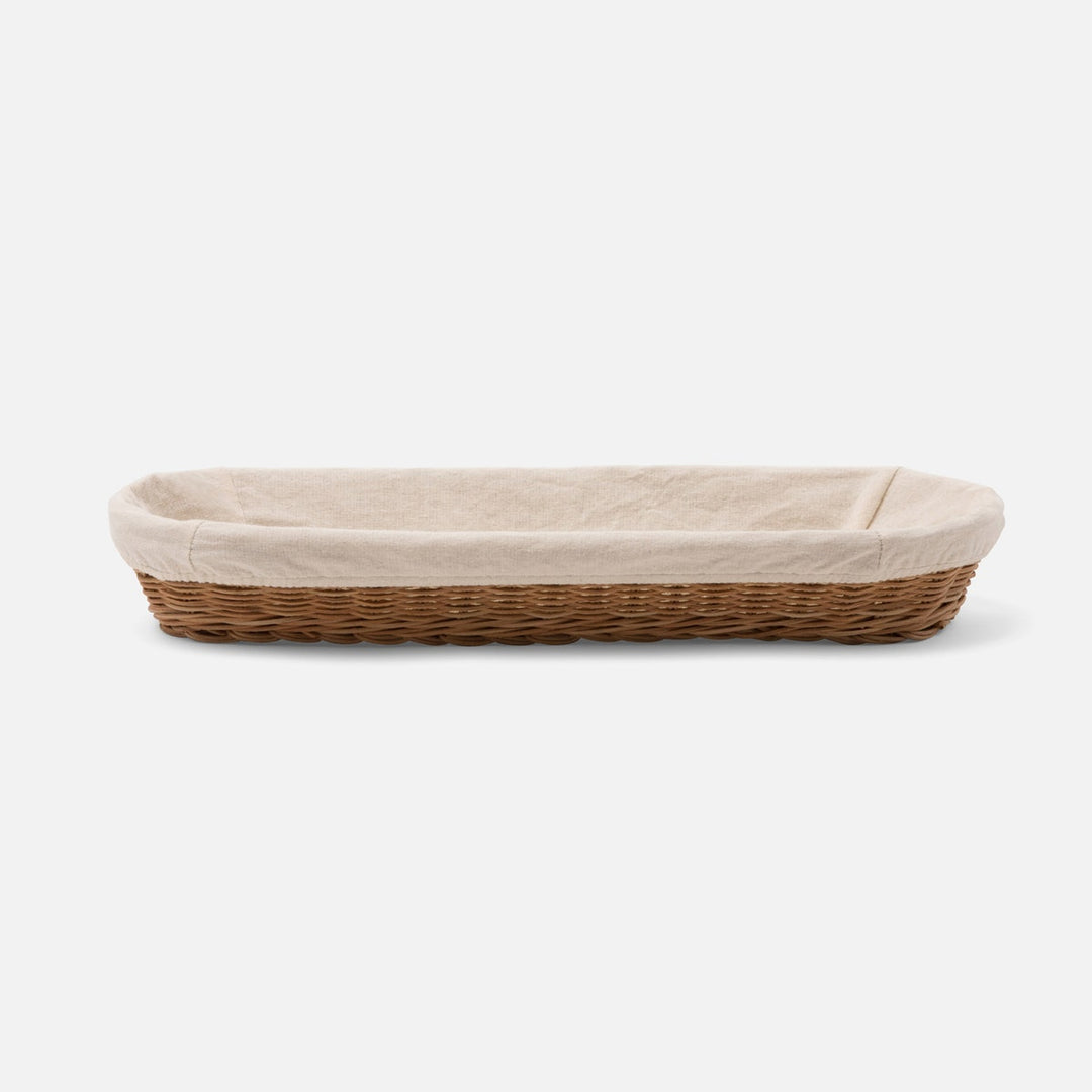 Lasata Natural Oblong Bread Basket Rattan Large Pack/2
