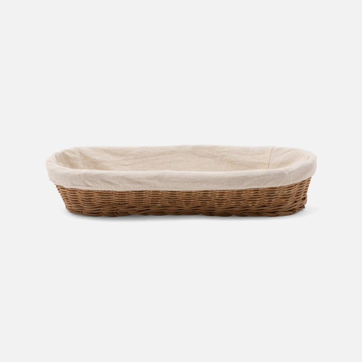 Lasata Natural Oblong Bread Basket Rattan X-Small Pack/2