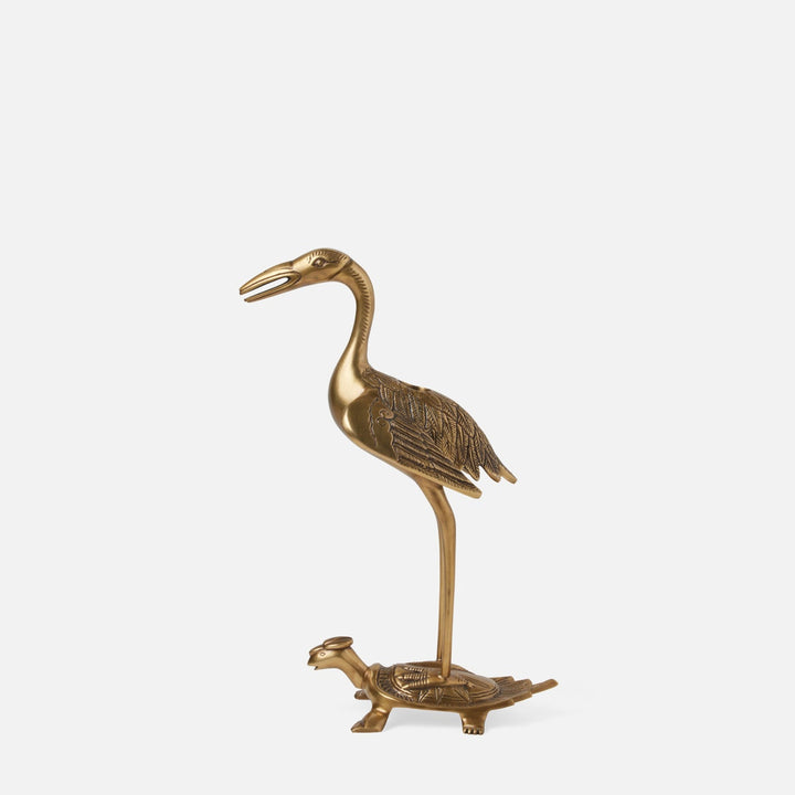 Olive Gold Candle Holder Brass