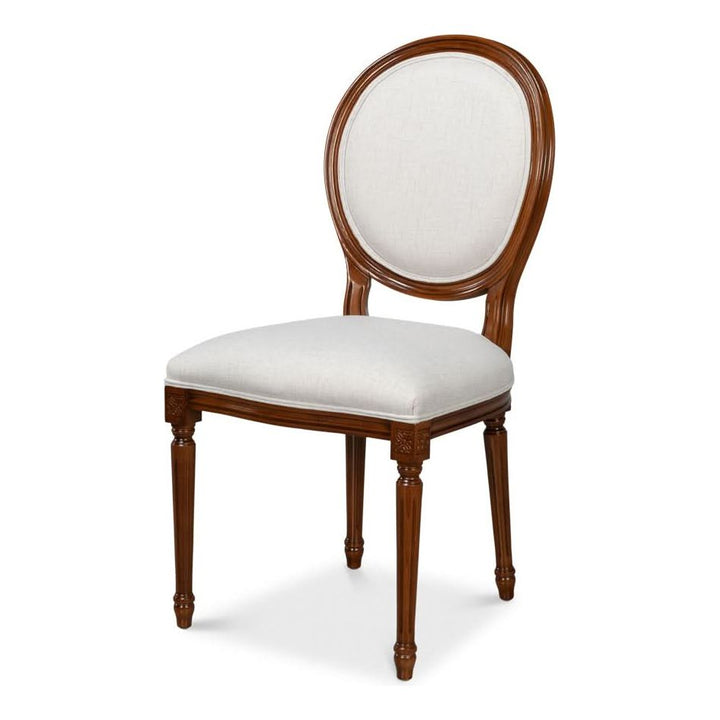 Dining Chairs Hugo Oval Side Chair Brown