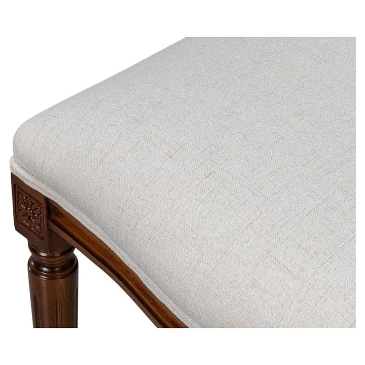 Hugo Oval Side Chair Brown