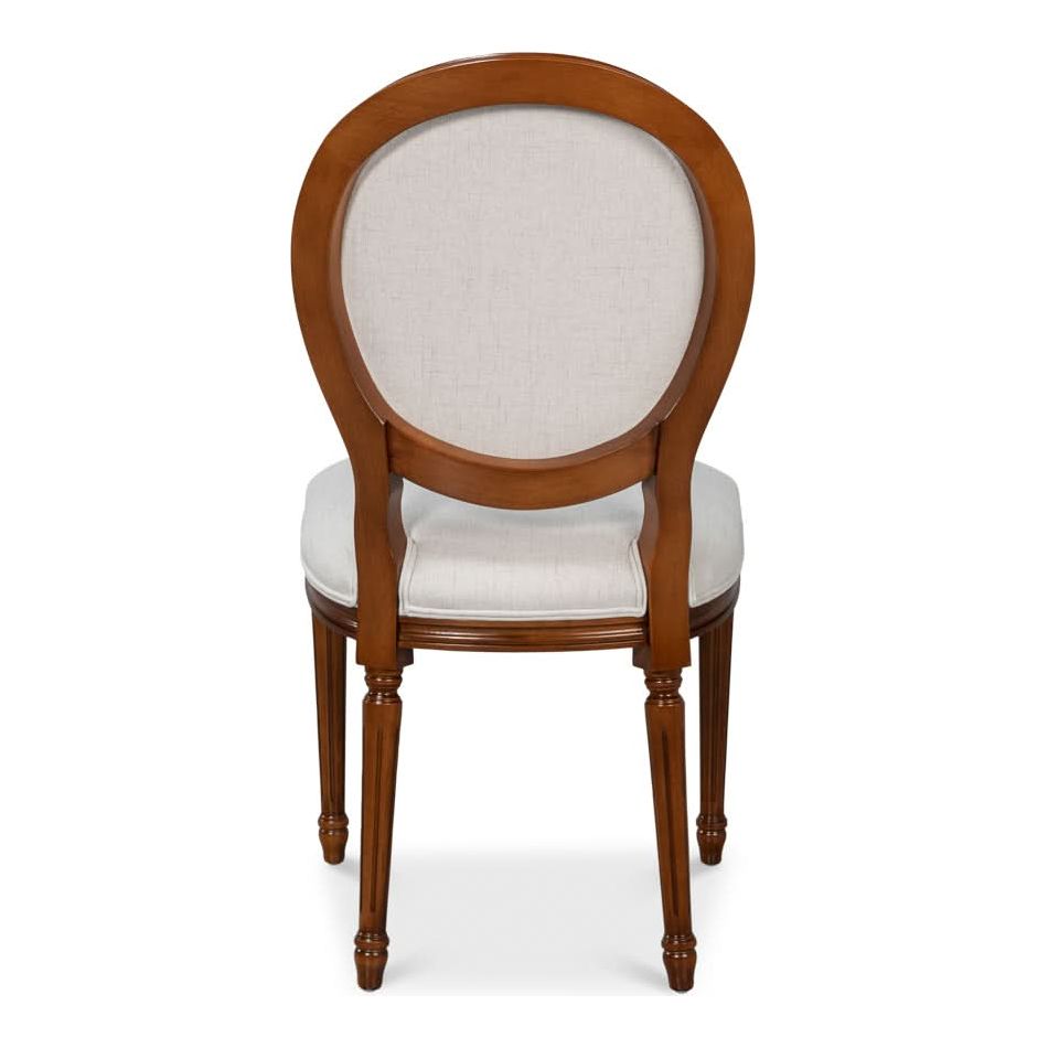 Dining Chairs Hugo Oval Side Chair Brown