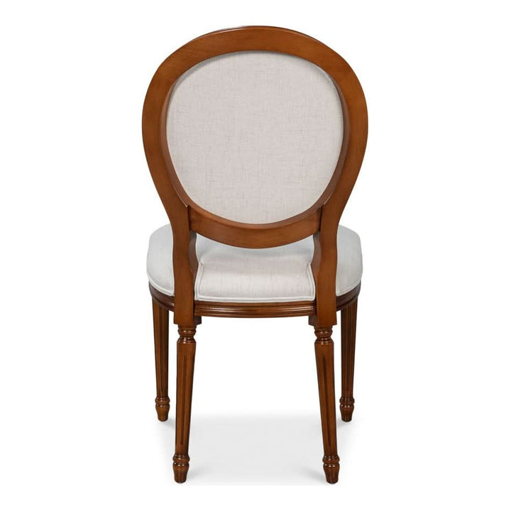 Dining Chairs Hugo Oval Side Chair Brown