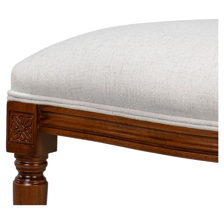 Hugo Oval Side Chair Brown