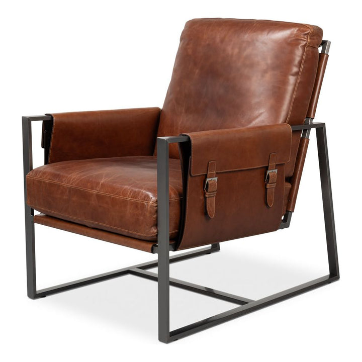 Edmonds Distilled Leather Chair