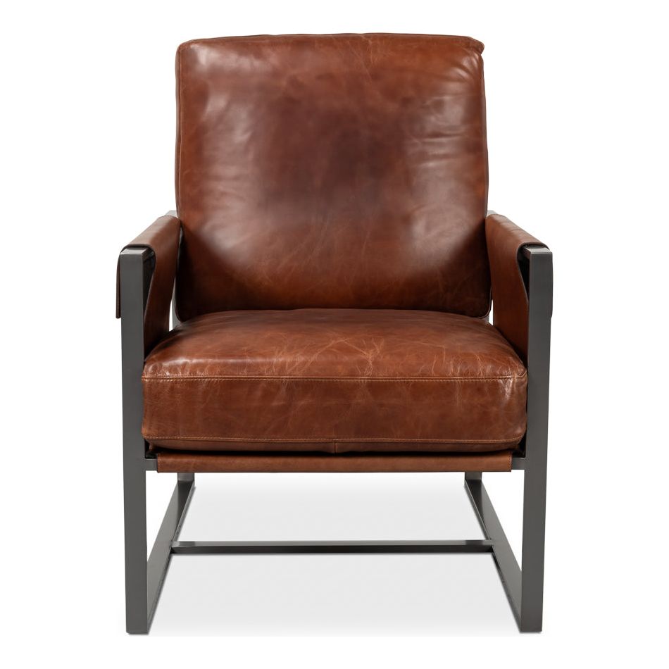 Edmonds Distilled Leather Chair