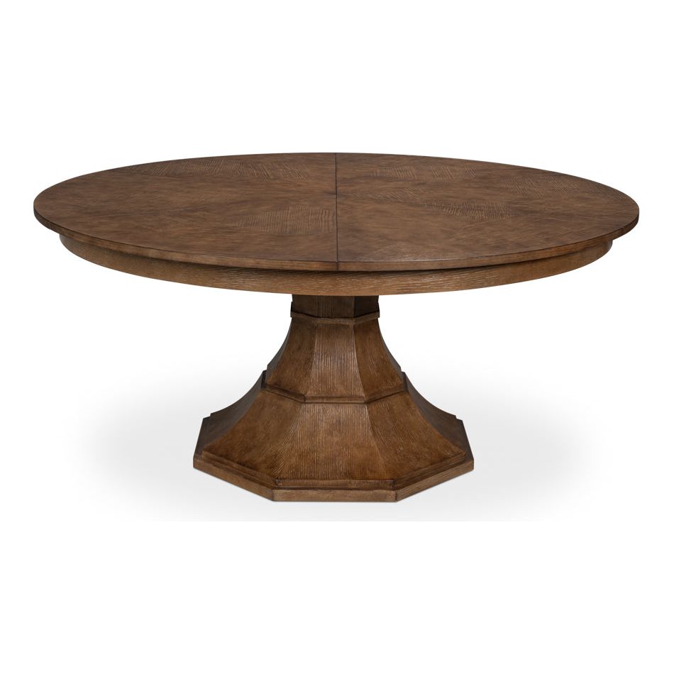 Giselle Round Jupe Extension Dining Table